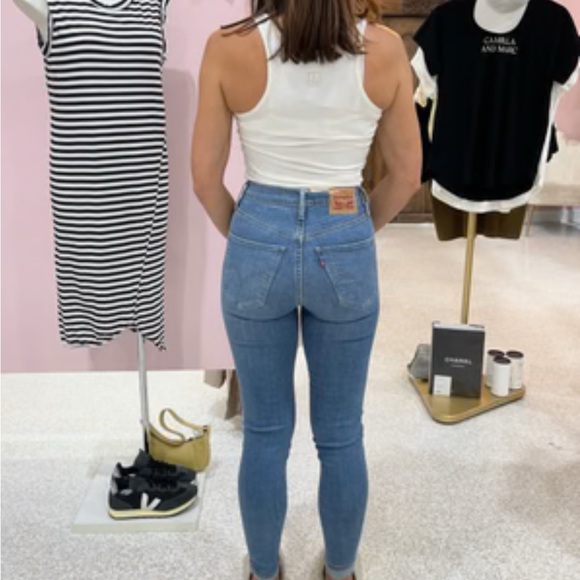 Levi's 710 super skinny high rise jean size 25 - Picture 2 of 3